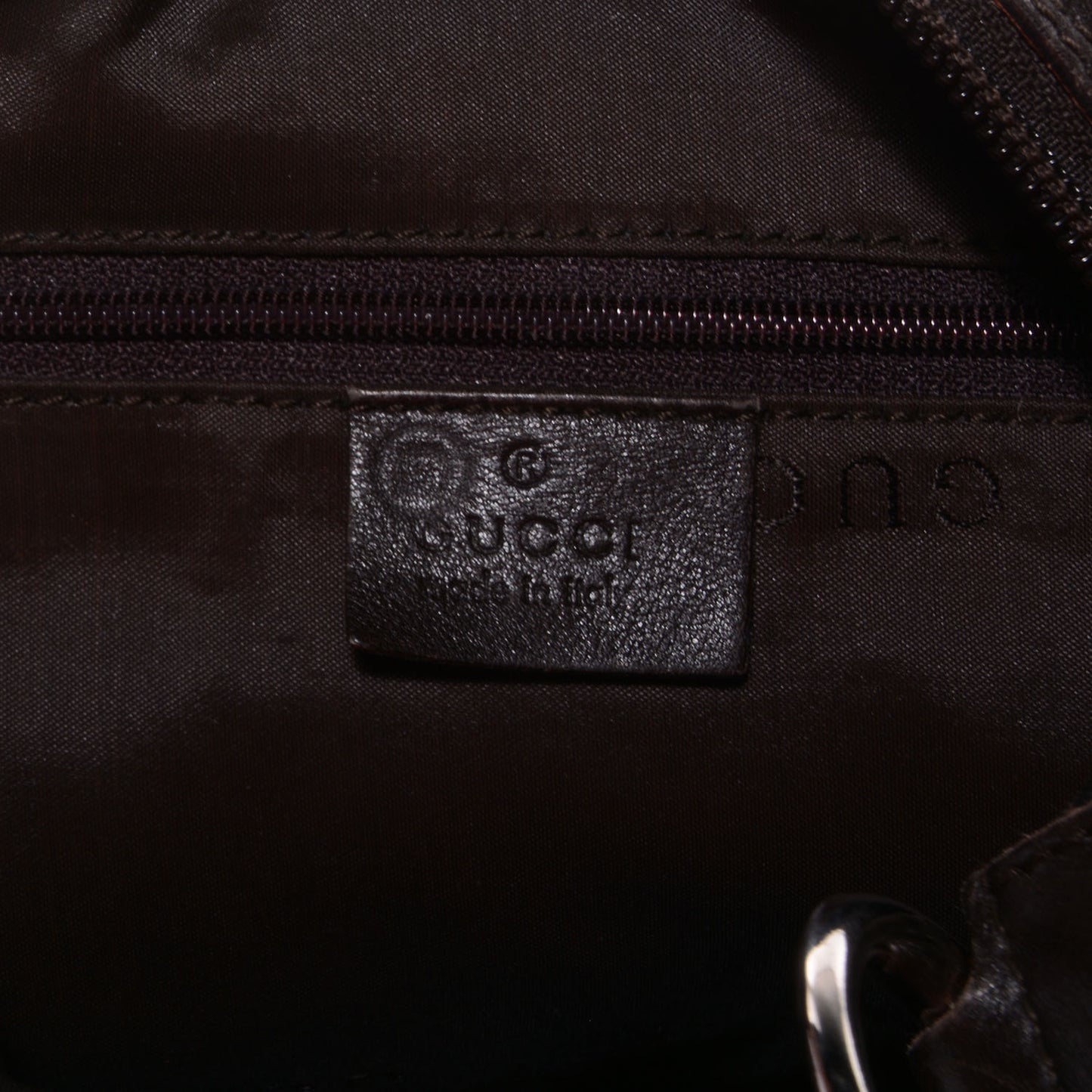 Nylon Monogram Small Bamboo Hobo Brown