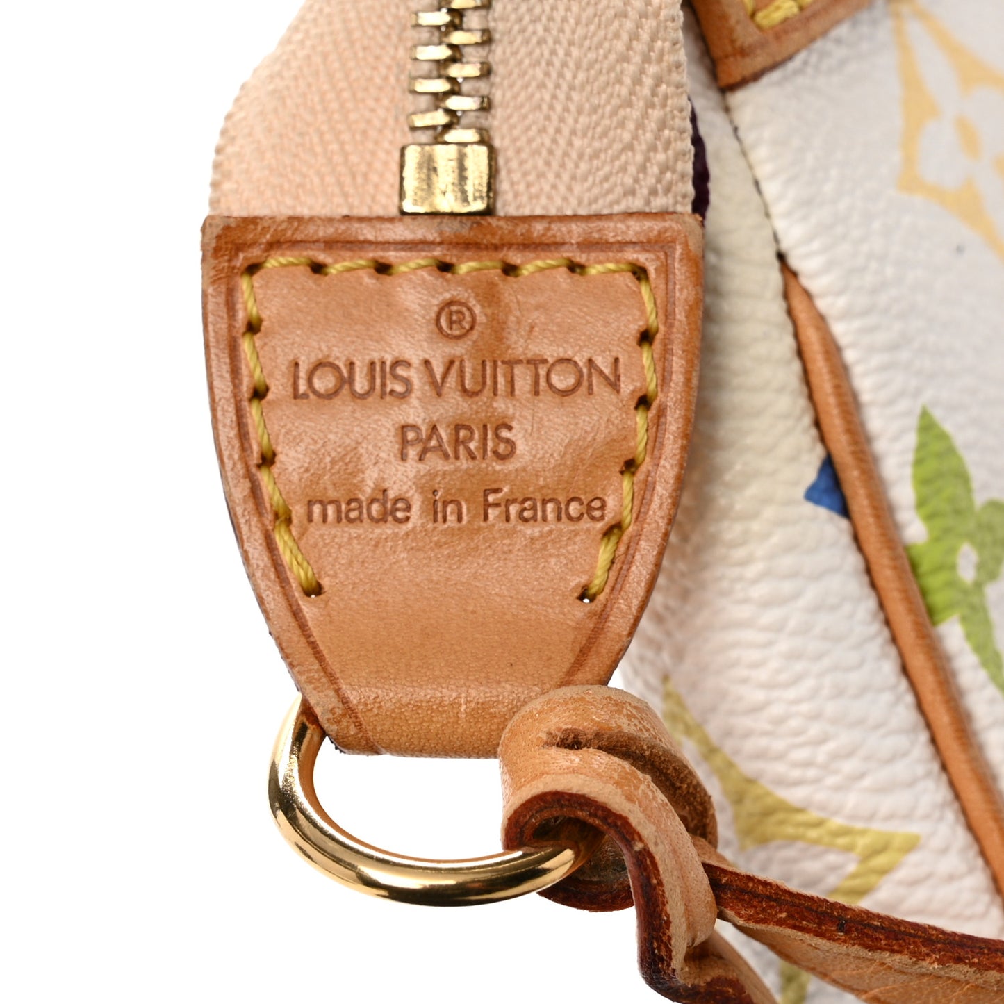 Monogram Multicolor Pochette Accessories White