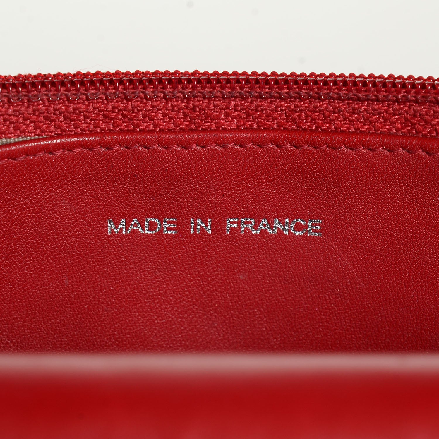 Chanel Caviar Sevruga Wallet on Chain WOC Red 7 of 8
