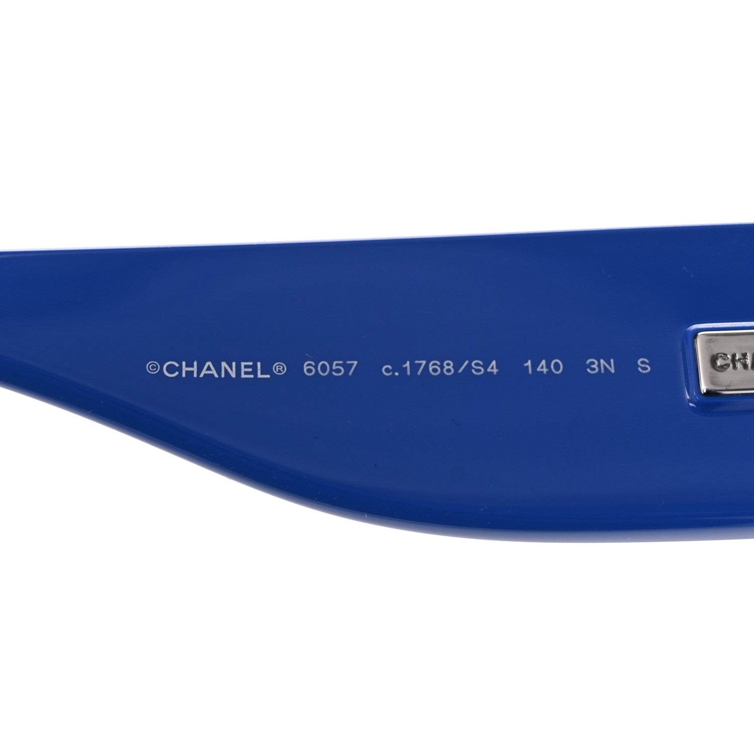 Chanel Acetate Cat Eye Sunglasses 6057 Black Blue 5 of 11