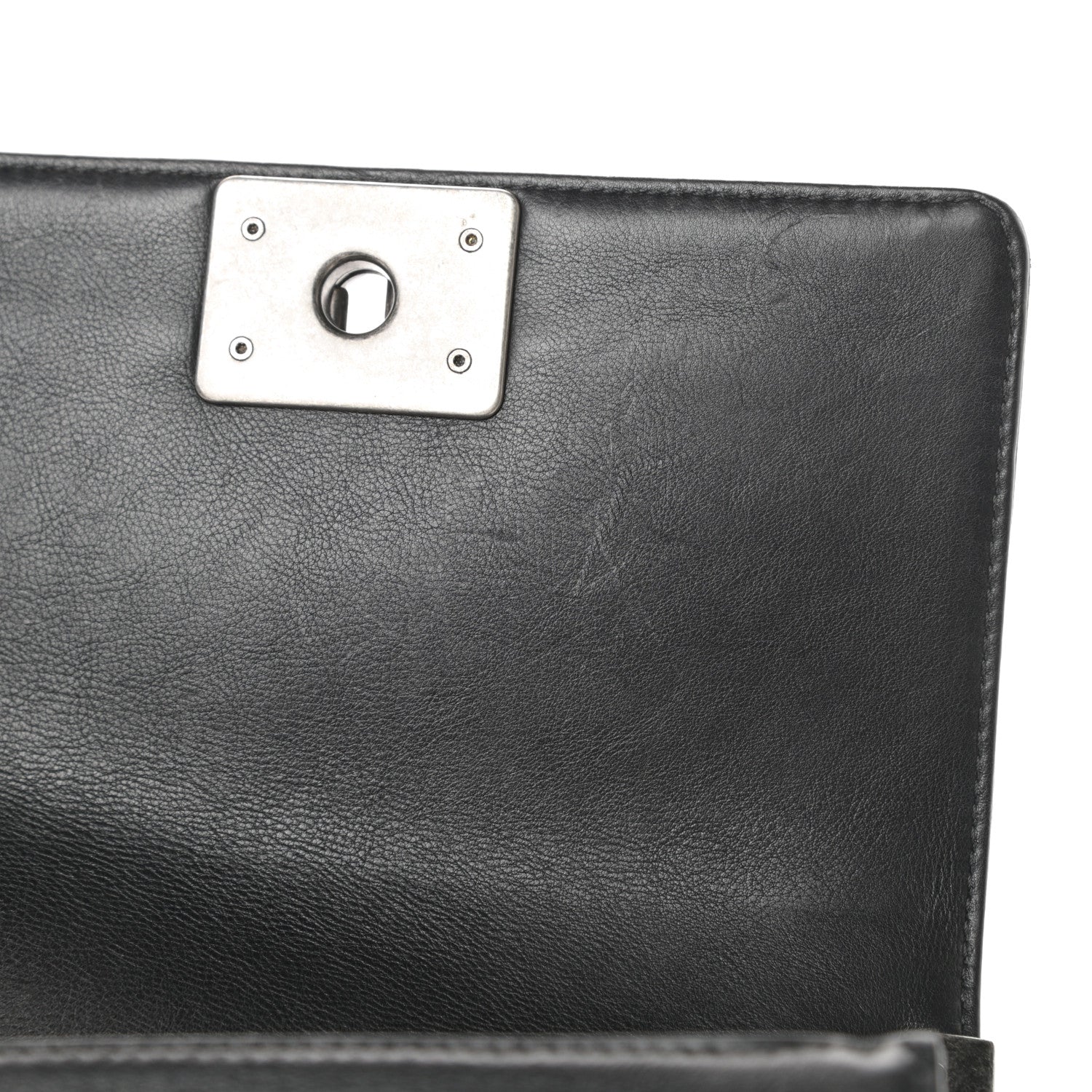 Chanel Calfskin Double Stitch Small Boy Flap Black 14 of 18