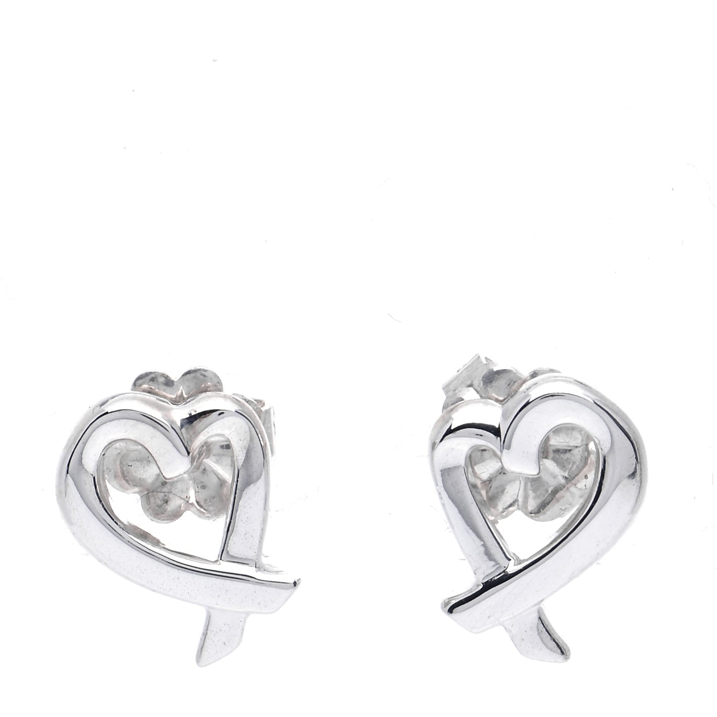 Sterling Silver Mini Paloma Picasso Loving Heart Earrings