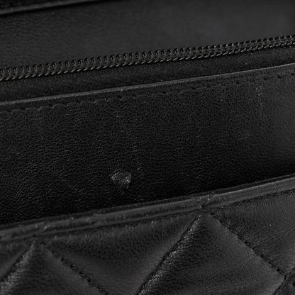 Chanel Lambskin Quilted Enamel Coco Casino Wallet On Chain WOC Black 12 of 14