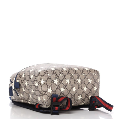 Gucci GG Supreme Monogram Stars Childrens Backpack Beige Ebony Yellow Royal 4 of 10