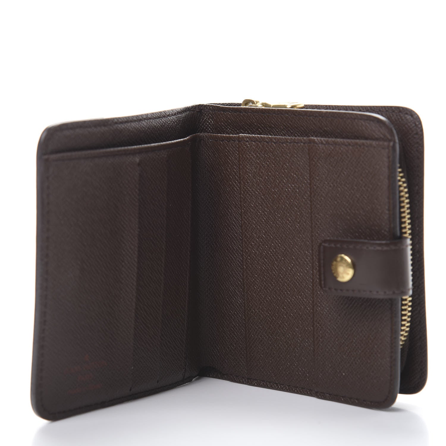 Louis Vuitton Damier Ebene Zippe Zipped Compact Wallet 5 of 14