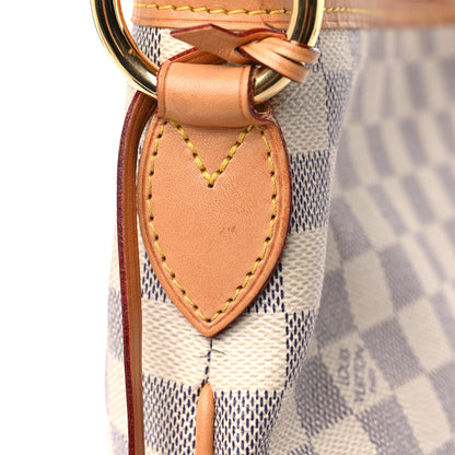 Louis Vuitton Damier Azur Delightful MM Rose Ballerine 18 of 22