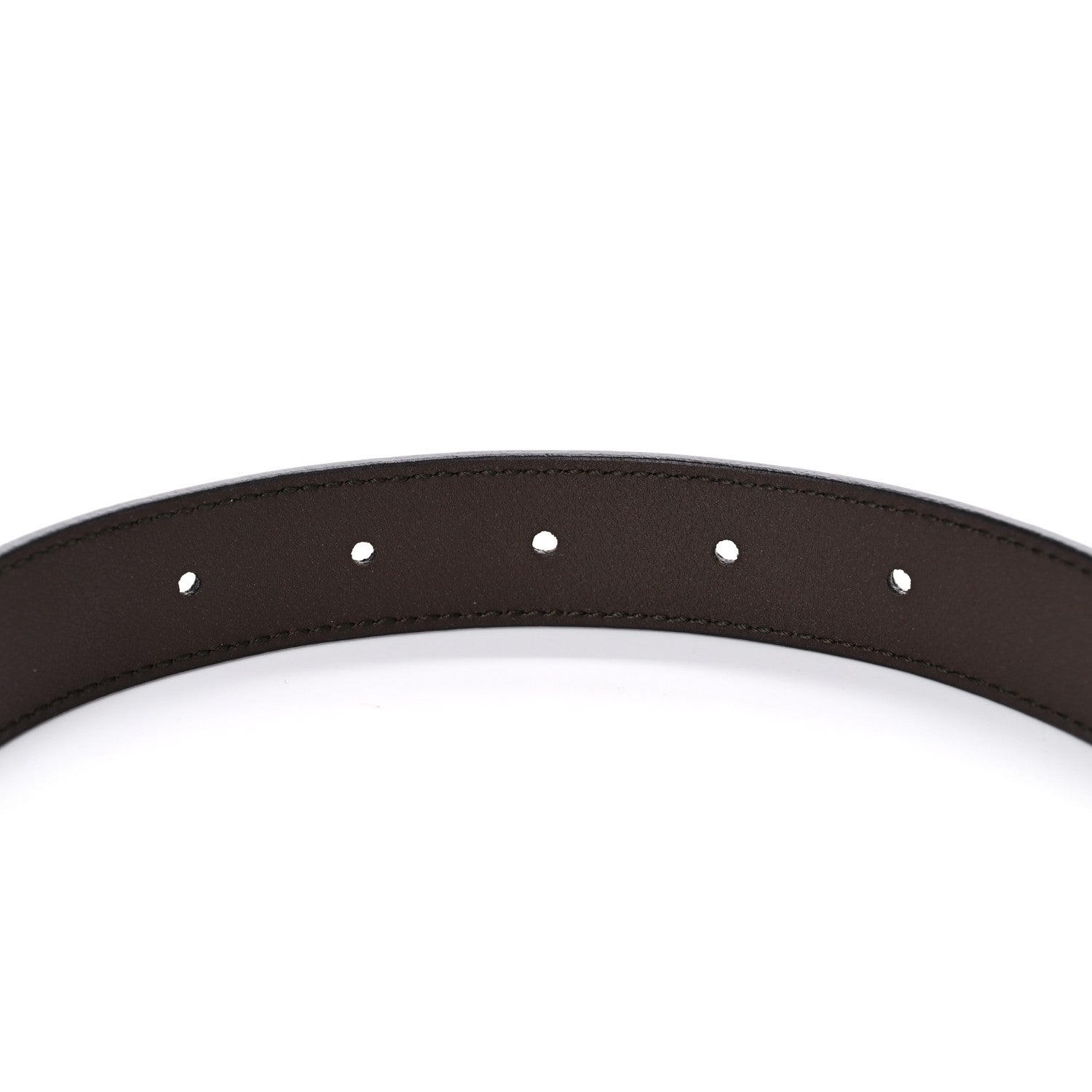 Gucci Textured Dollar Calfskin Torchon Double G 25mm Belt 85 34 New Acero 4 of 4