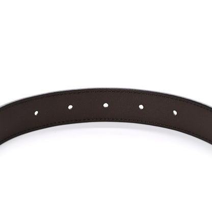 Gucci Textured Dollar Calfskin Torchon Double G 25mm Belt 85 34 New Acero 4 of 4