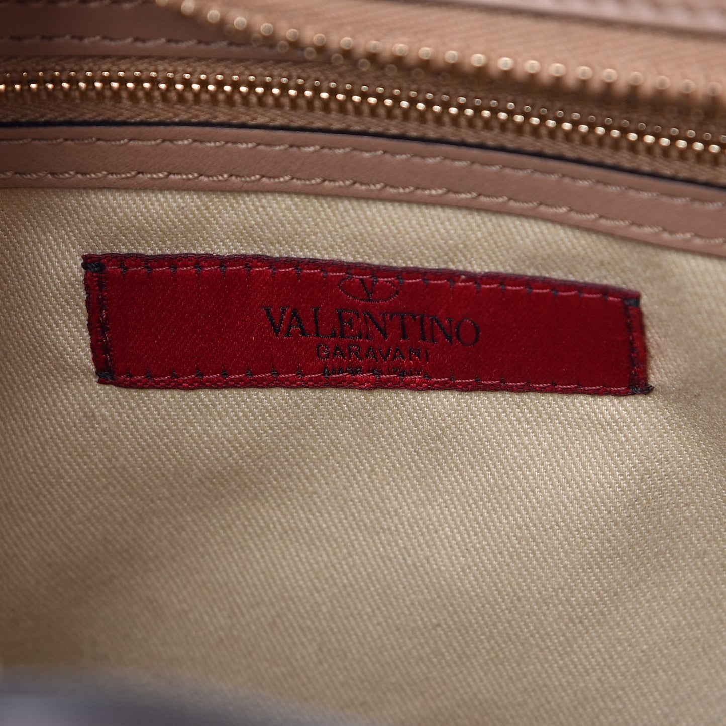 Vitello Rockstud Double Handle Tote Alpaca