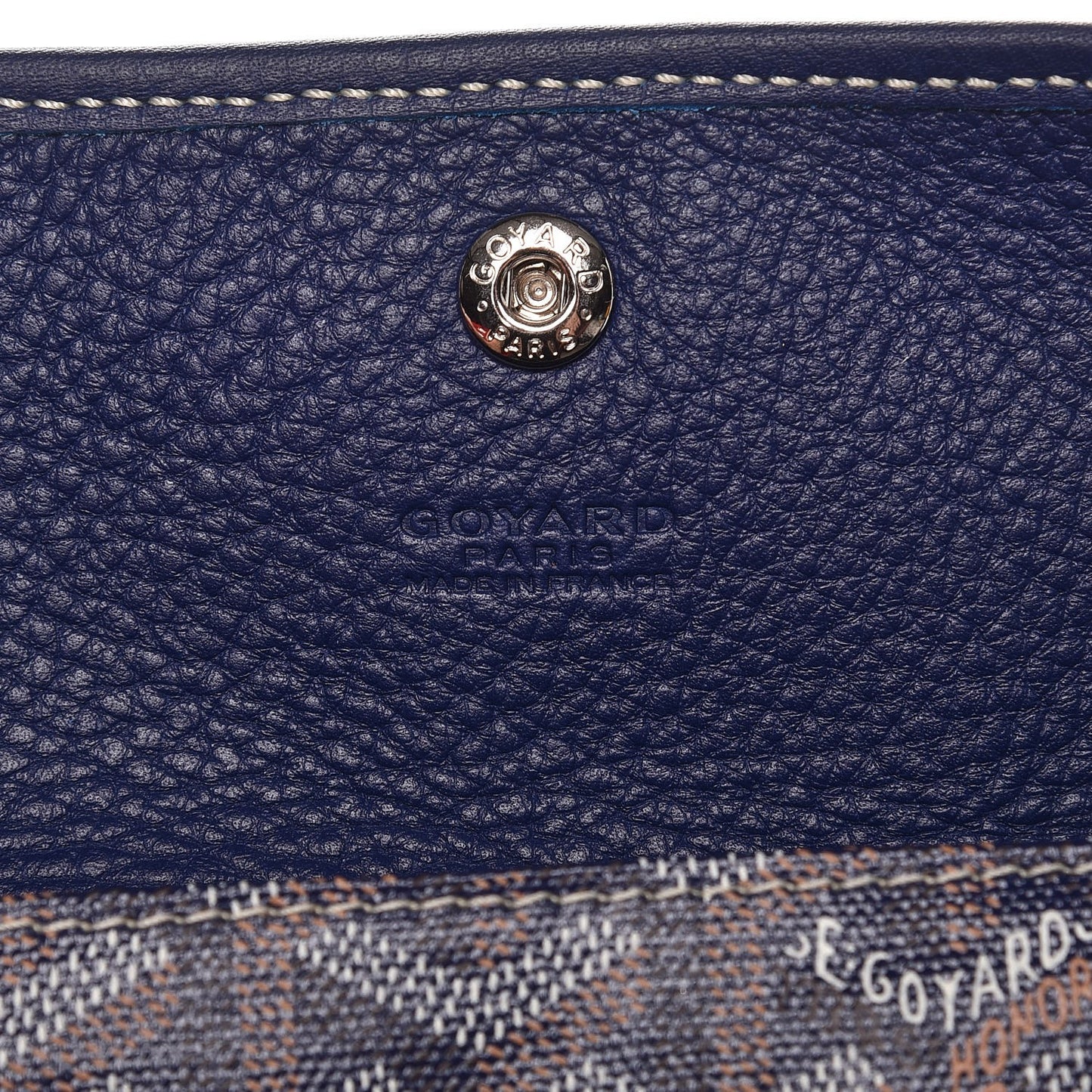 Goyardine Sac Hardy Pet Carrier PM Navy