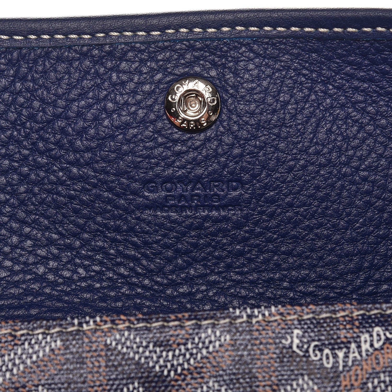 Goyard Goyardine Sac Hardy Pet Carrier PM Navy 8 of 12