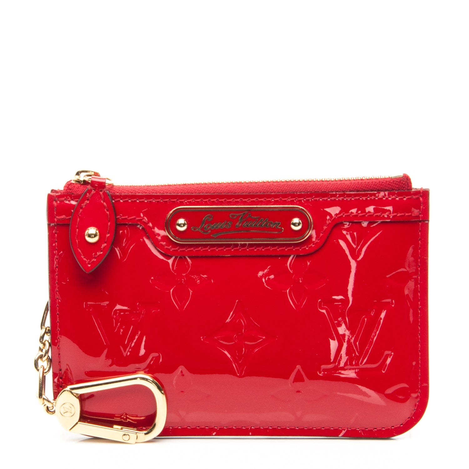 Louis Vuitton Vernis Key Pouch Cherry 1 of 7