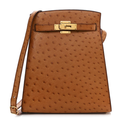 Hermes Ostrich Kelly Sport PM Gold 1 of 13