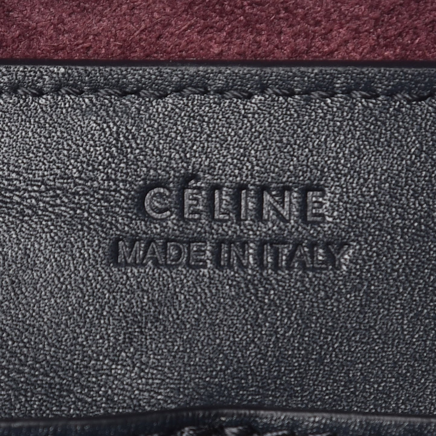 Lambskin Small Soft Cube Satchel Burgundy