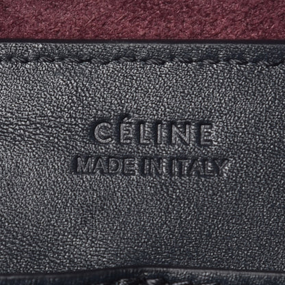 Celine Lambskin Small Soft Cube Satchel Burgundy 8 of 9