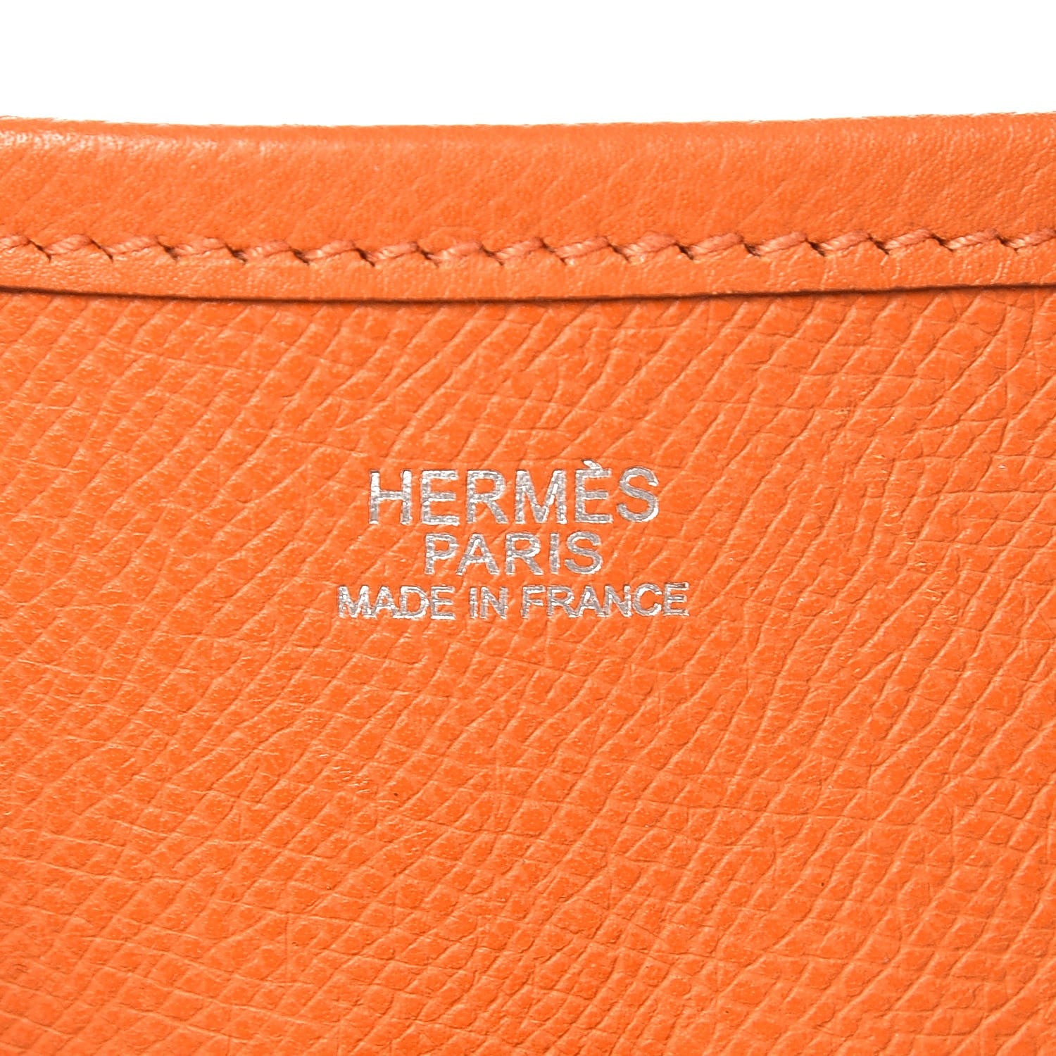 Hermes Epsom Evelyne II PM Orange 5 of 8