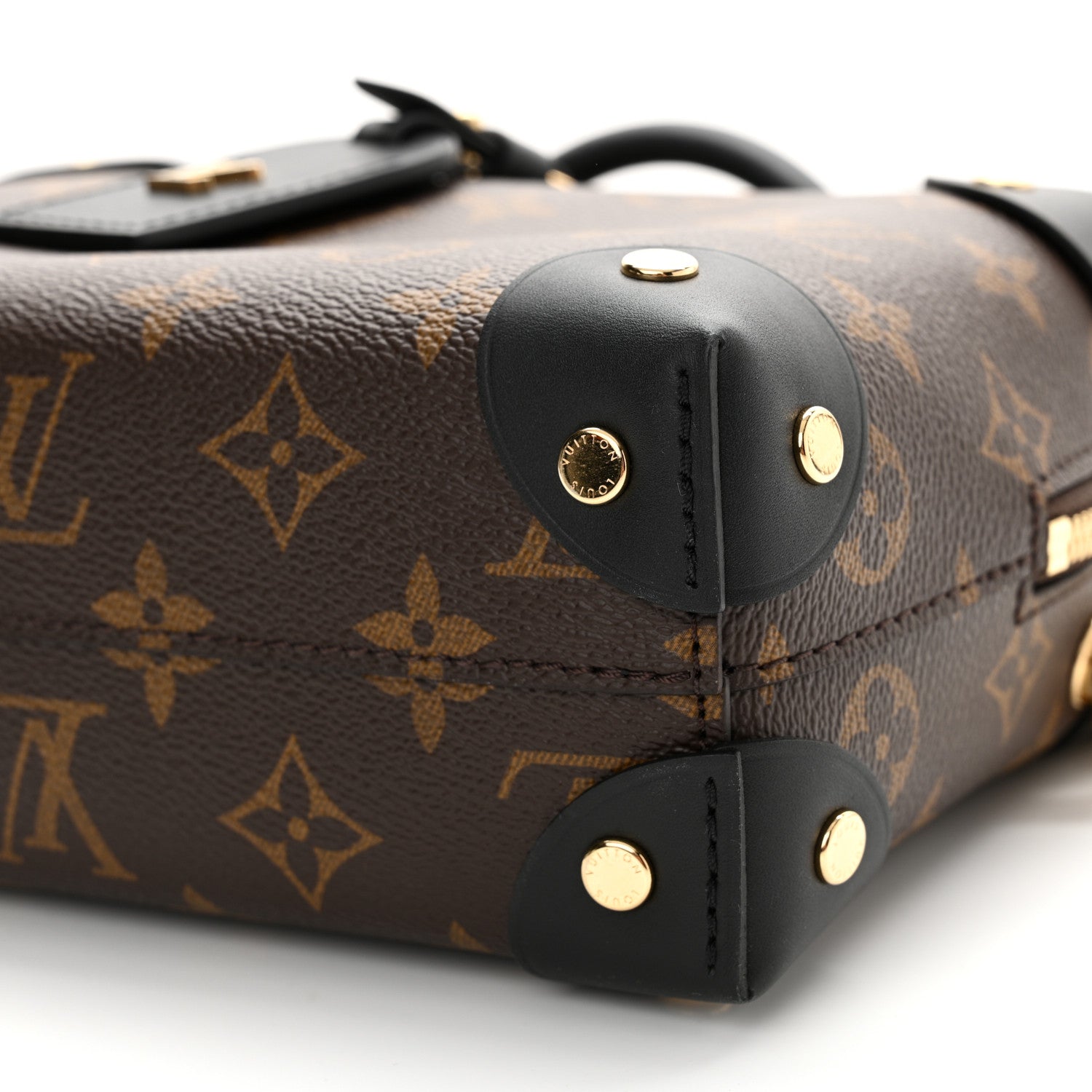 Louis Vuitton Monogram Petite Malle Souple Black 9 of 9