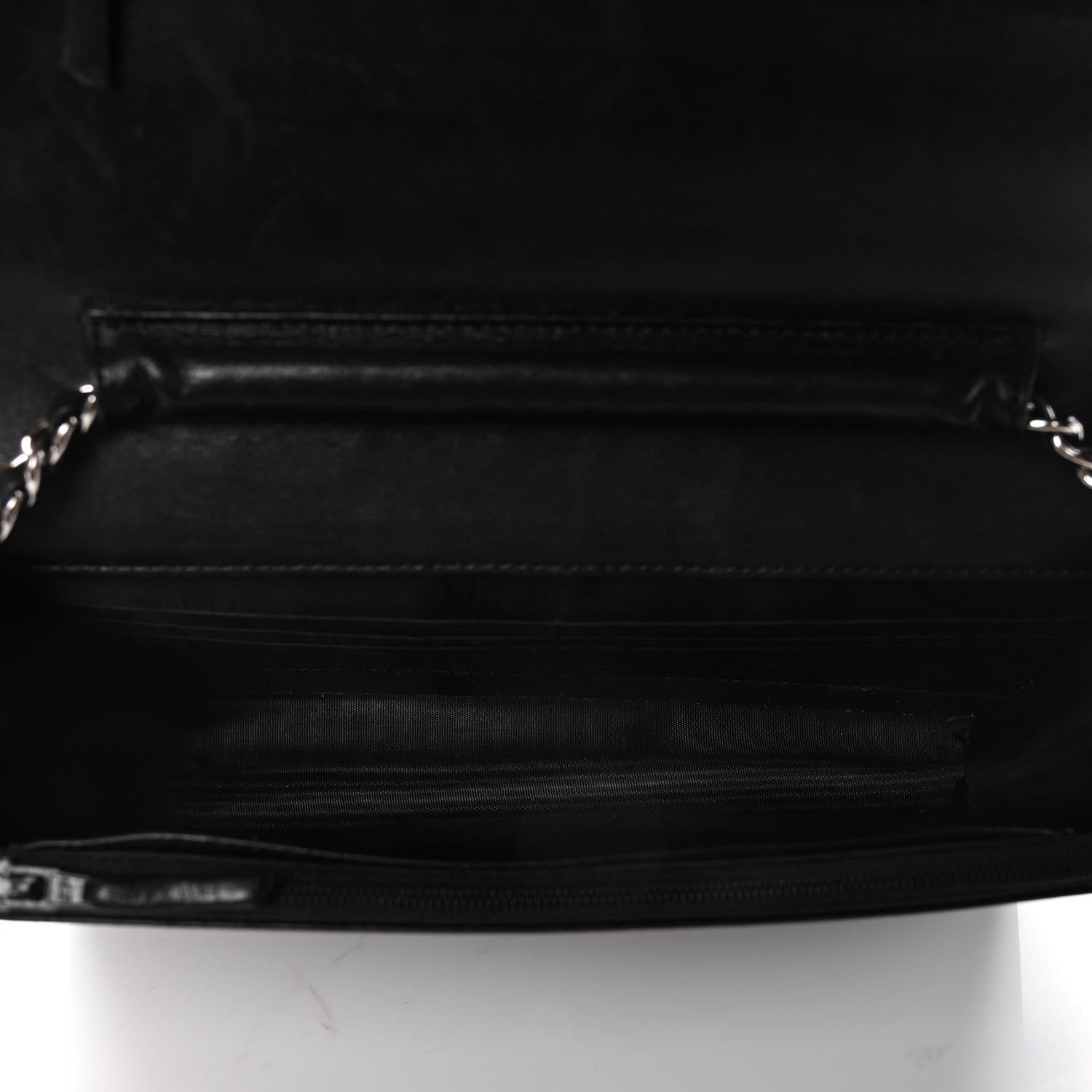 Chanel Caviar Timeless CC Wallet On Chain WOC Black 4 of 5