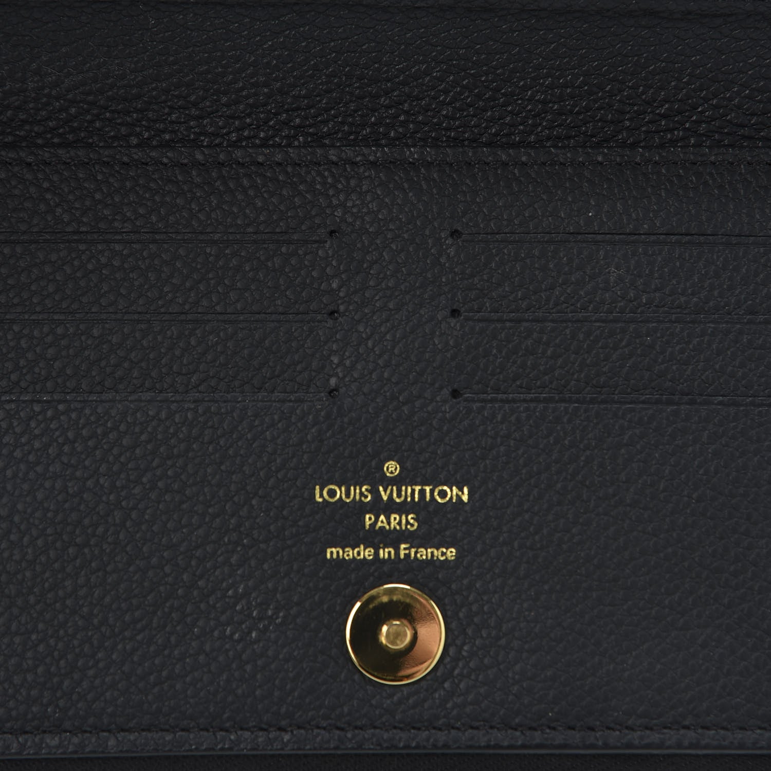 Louis Vuitton Empreinte Adele Wallet Black 8 of 8