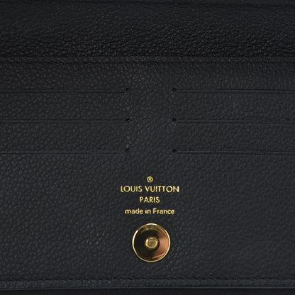 Louis Vuitton Empreinte Adele Wallet Black 8 of 8