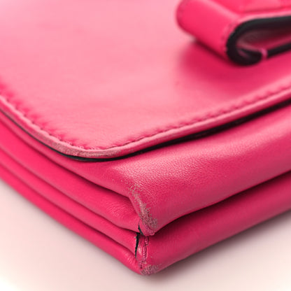 Valentino Garavani Calfskin Va Va Voom Shoulder Bag Pop Fuxia 7 of 15