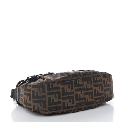 Fendi Zucca B Bis Flap Bag Tobacco Castagna 4 of 10