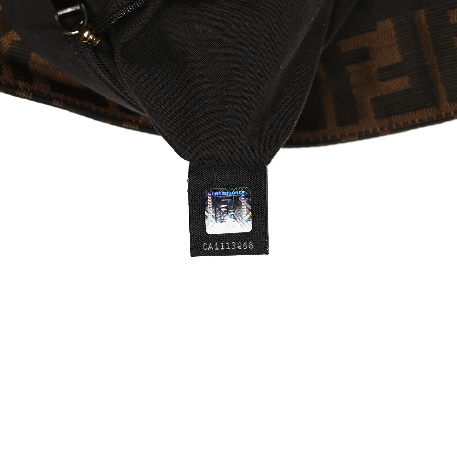 Fendi Zucca Patent Mia Shoulder Flap Tobacco 8 of 13