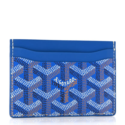 Goyard Goyardine Saint Sulpice Card Holder Sky Blue 3 of 7