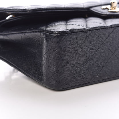 Chanel Caviar Quilted Medium Double Flap Navy 9 of 11