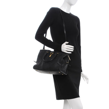 Saint Laurent Sheepskin Small Cabas ChYc Black 2 of 18