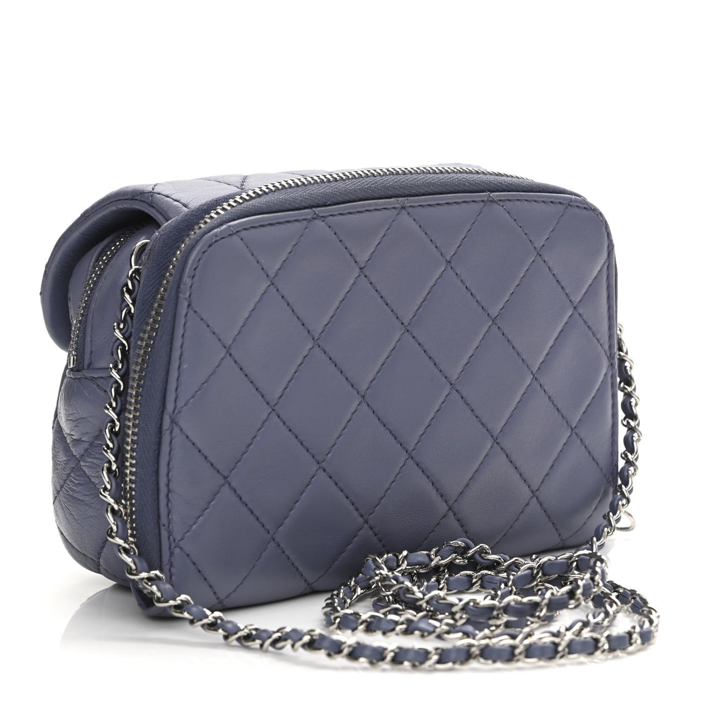 Lambskin Quilted New Mini Flap Lavender