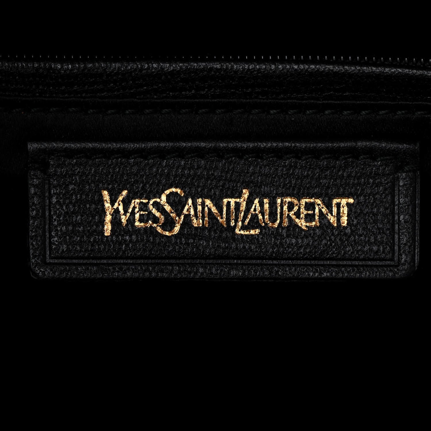 Saint Laurent Textured Calfskin Medium Cabas ChYc Black 6 of 11