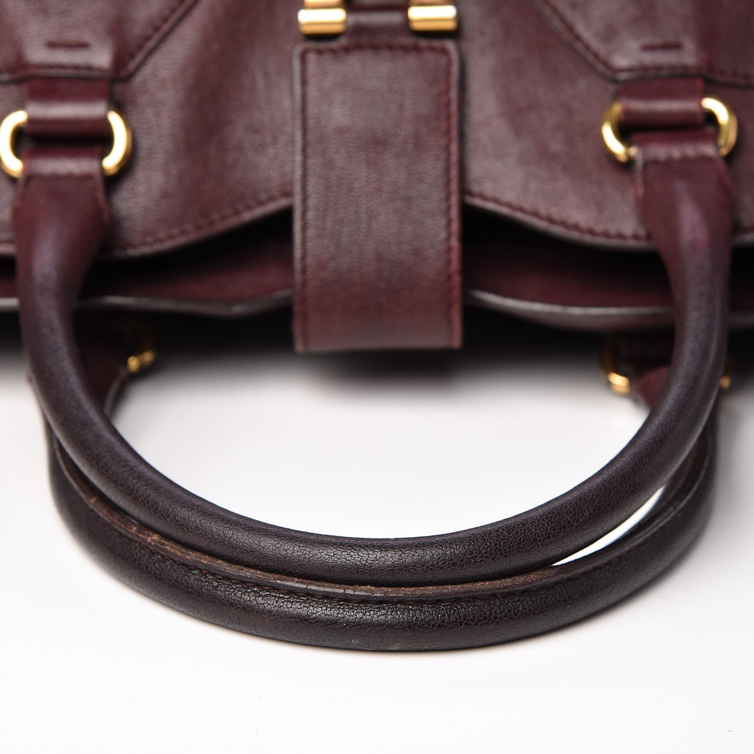 Saint Laurent Sheepskin Large Cabas ChYc Plum 17 of 23