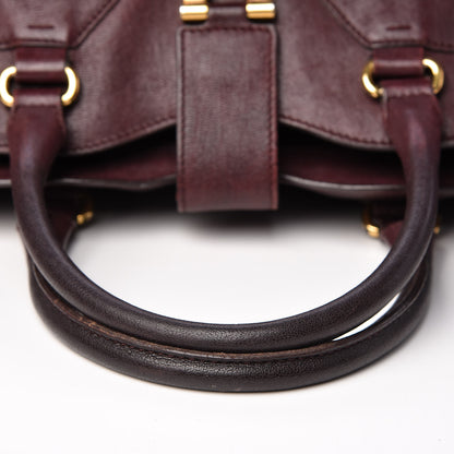 Saint Laurent Sheepskin Large Cabas ChYc Plum 17 of 23