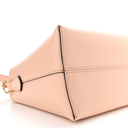 Fendi Vitello King Logo Embossed Medium By The Way Boston Bag Light Rose 9 of 10