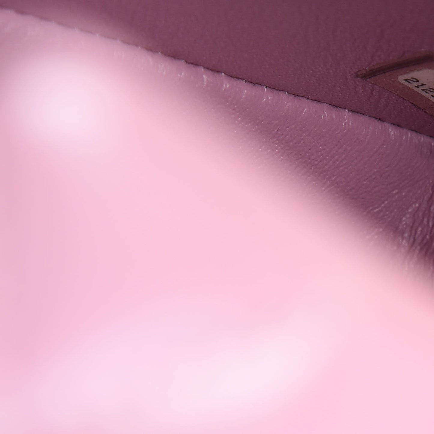 Lambskin Quilted Mini Rectangular Flap Pink