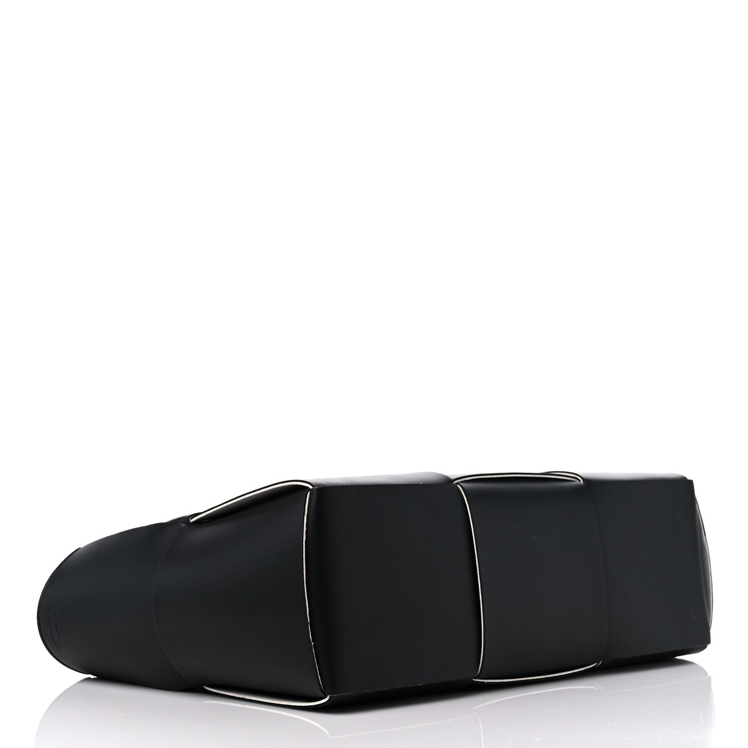 Bottega Veneta Nappa Maxi Intrecciato Arco Tote Black White 4 of 8