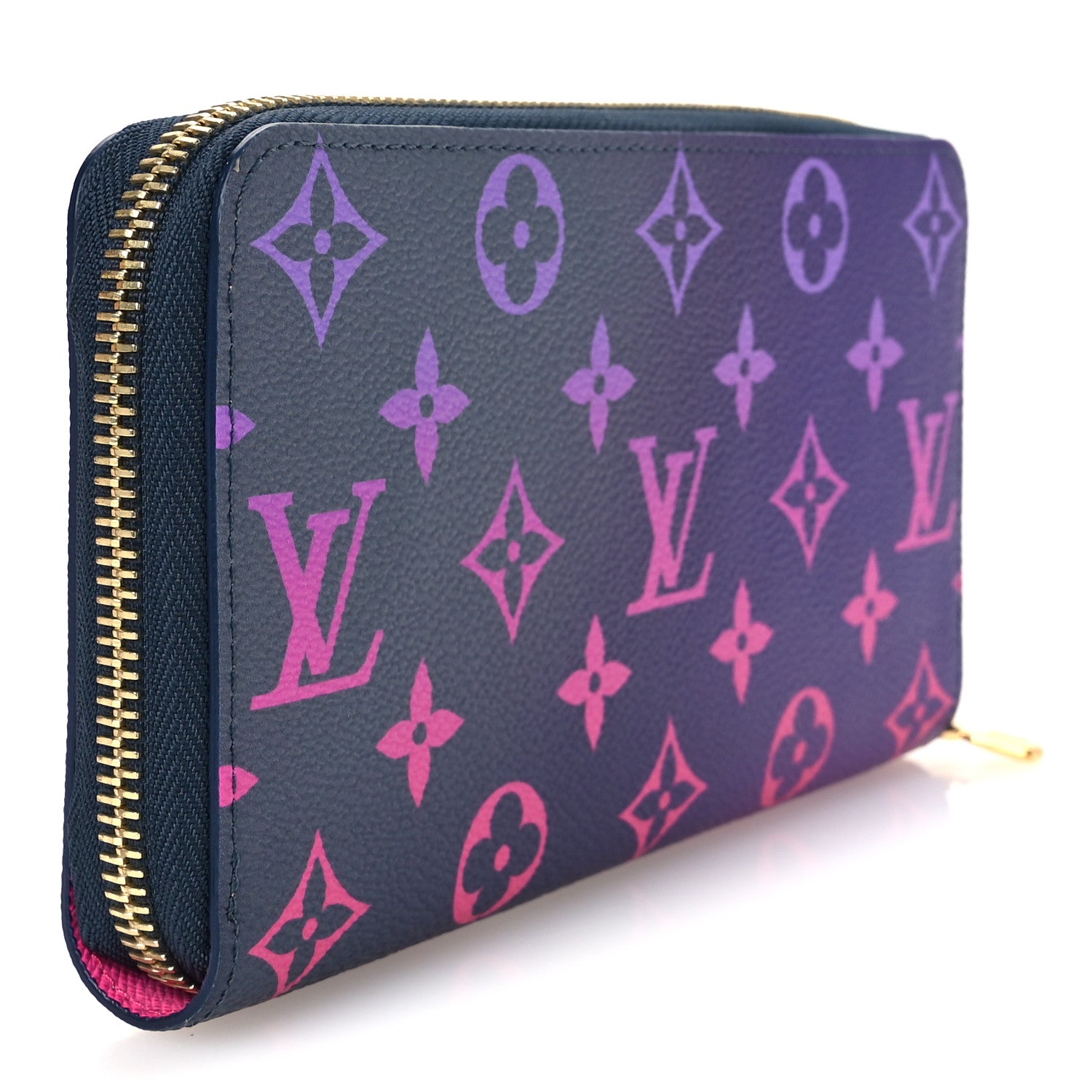 Louis Vuitton Monogram Giant Spring In The City Zippy Wallet Midnight Fuchsia 3 of 8