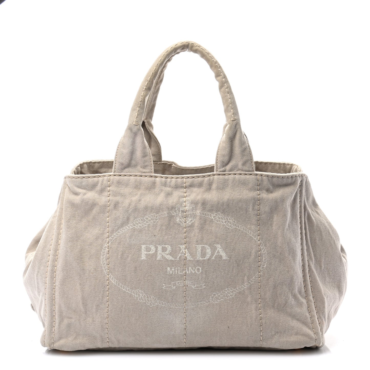 Canapa Logo Shopping Tote Naturale