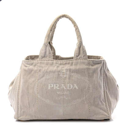 Prada Canapa Logo Shopping Tote Naturale 1 of 11