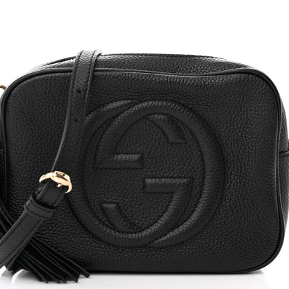 Gucci Pebbled Calfskin Small Soho Disco Bag Black 8 of 12