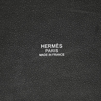 Hermes Swift H Canvas Cabas H En Biais 40 Black Ecru 6 of 10