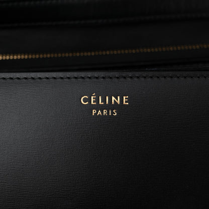 Celine Box Calfskin Medium Classic Box Flap Bag Black 6 of 14
