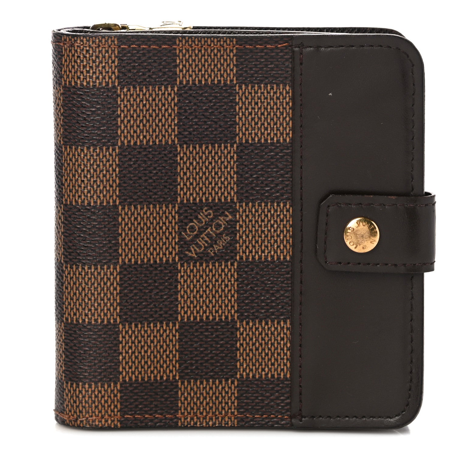 Louis Vuitton Damier Ebene Zippe Zipped Compact Wallet 1 of 10