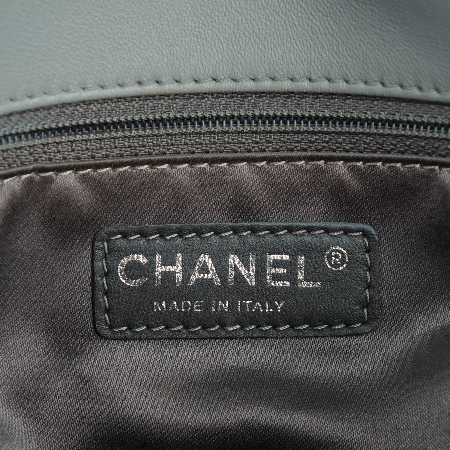 Chanel Lambskin Quilted 3 Maxi Flap Light Grey 6 of 8