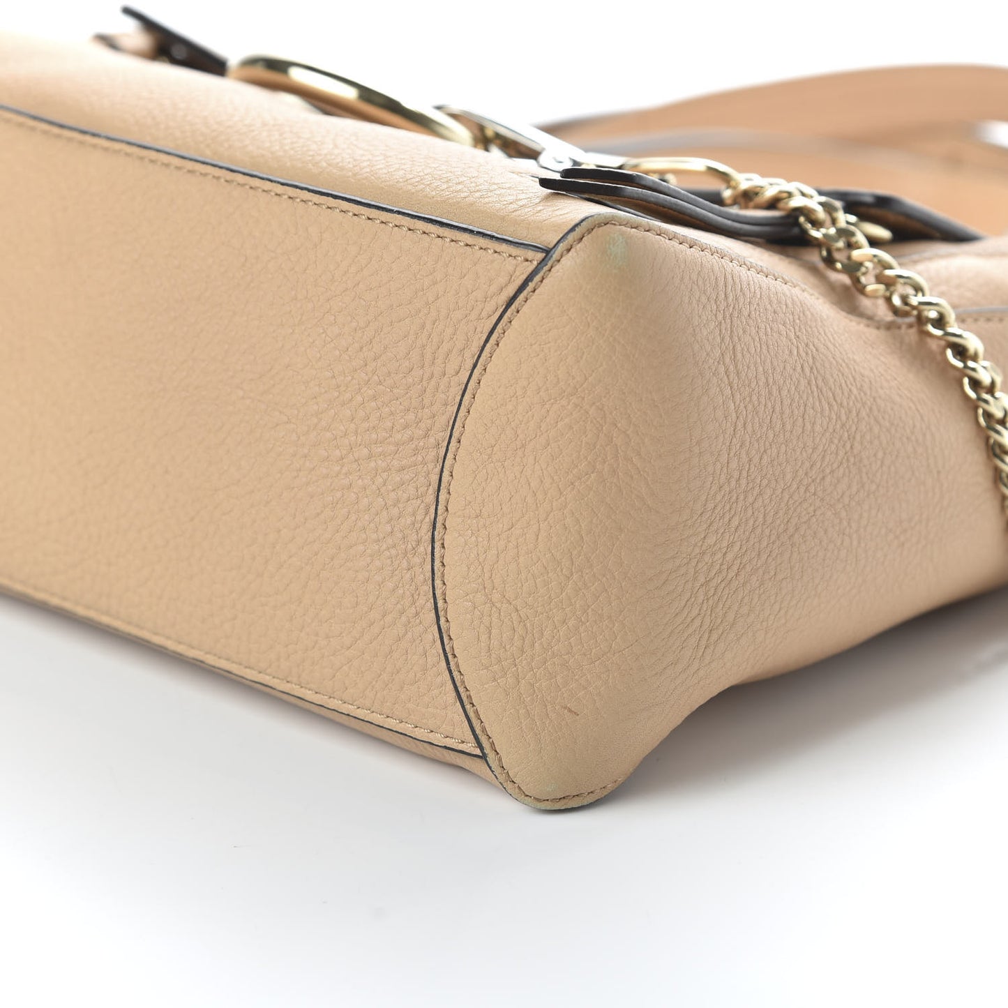 Calfskin Small Faye Day Shoulder Bag Blush Nude