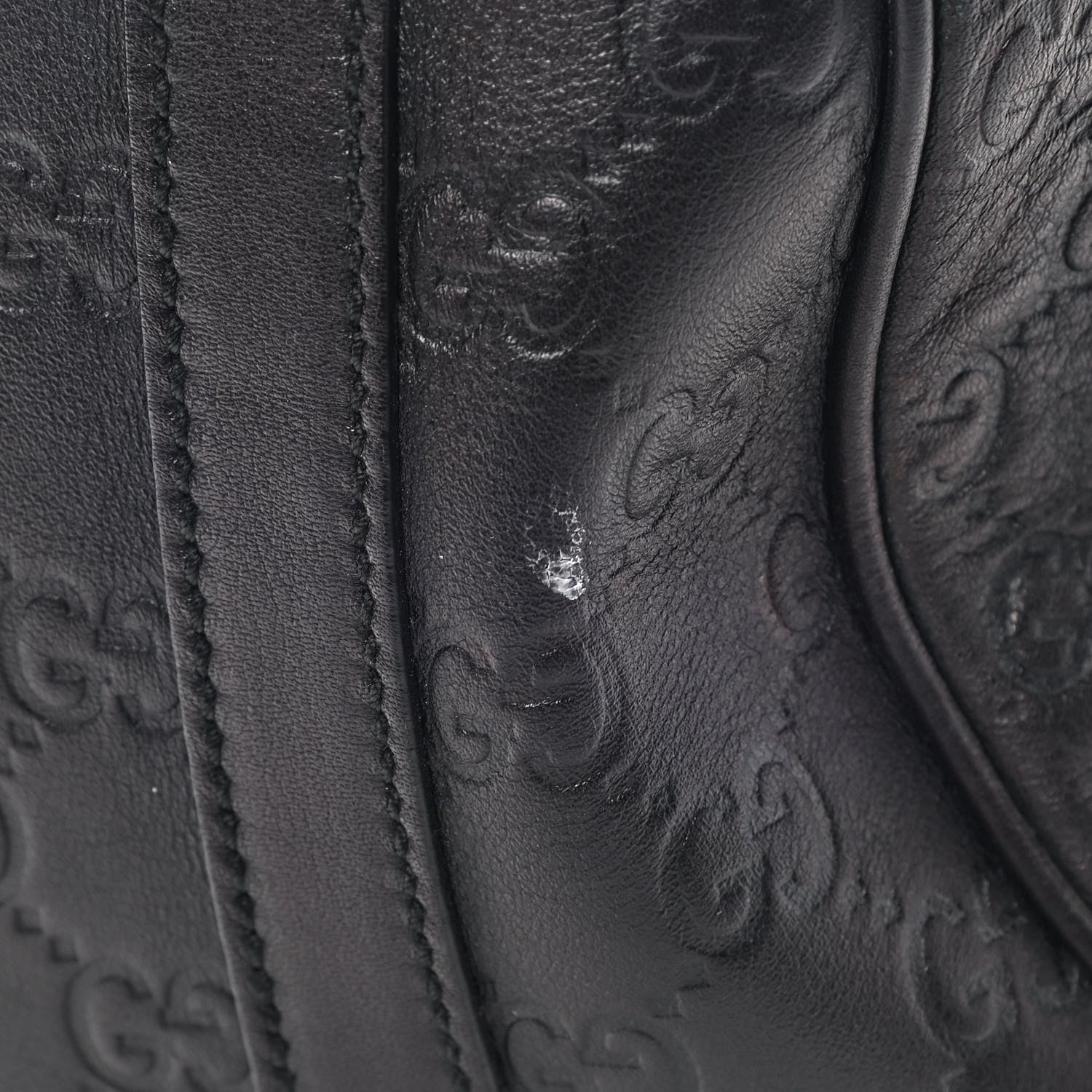 Gucci Guccissima Large GG Twins Hobo Black 9 of 12