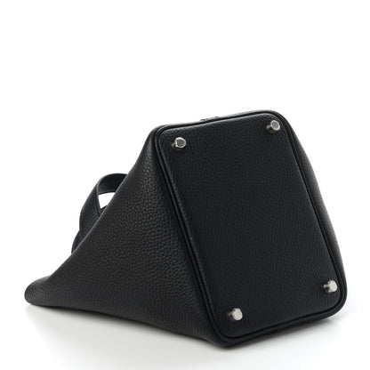 Hermes Taurillon Clemence Picotin Lock 18 PM Black 4 of 10