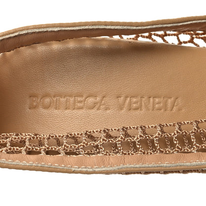 Bottega Veneta Mesh Calfskin Chain Stretch Pumps 36 Beige 7 of 7