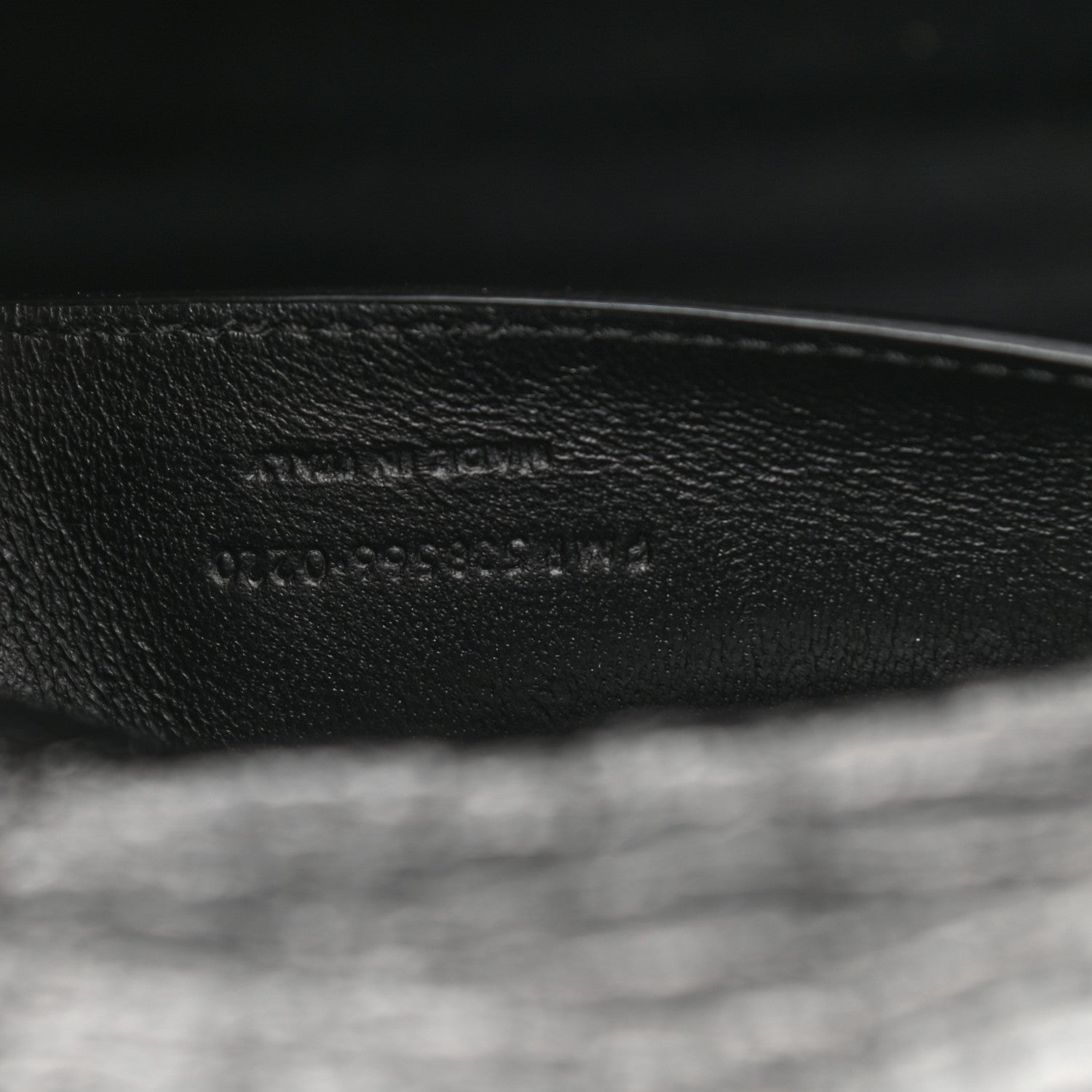 Saint Laurent Crinkled Calfskin Matelasse Monogram Baby Niki Chain Satchel Black 7 of 10